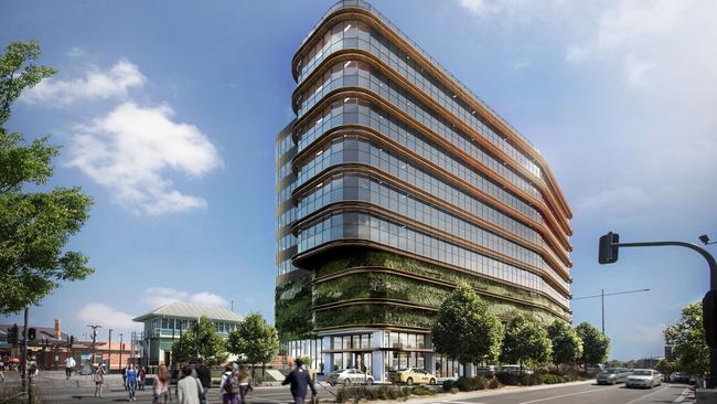 An artist's impression of Eastland's planned EastCo Tower in Ringwood. Picture: Supplied