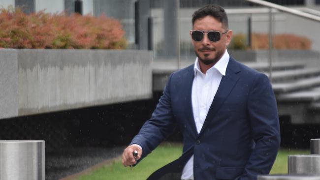 Eduardo Ernesto Duran entering the ACT Supreme Court on February 5, 2024. Picture: Sam Turner