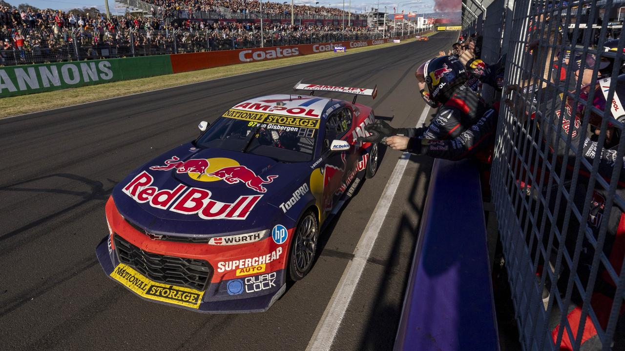 Shane van Gisbergen and co driver Richie Stanaway win the 2023 Repco Bathurst 1000. Picture: Mark Horsburgh