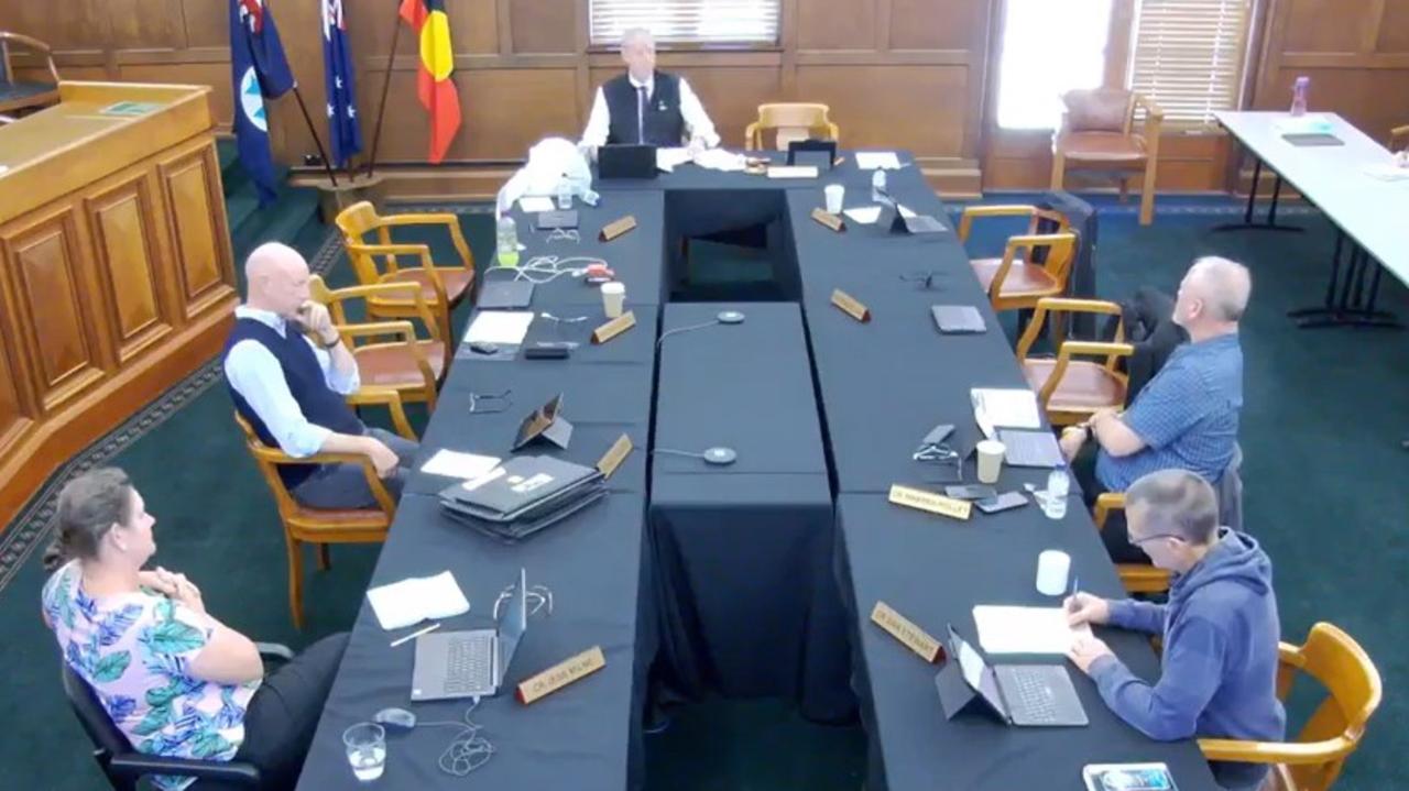 Questions about the state’s councillor complaint system were raised in October 2022, when more than half of Gympie’s elected officials declared conflicts of interest regarding an allegation about Mayor Glen Hartwig and left the room, leaving the council unable to vote.