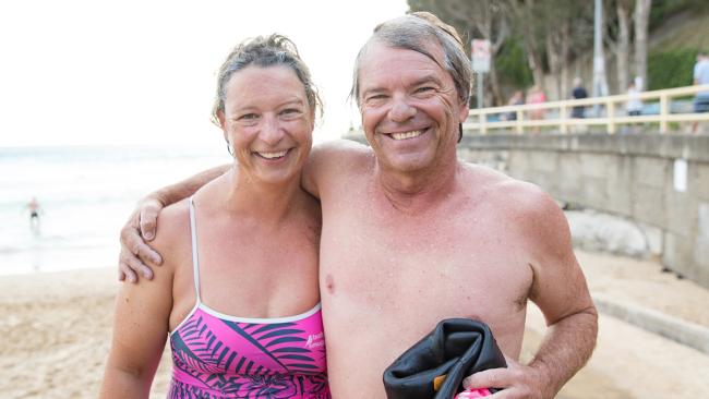 A couple at the beach