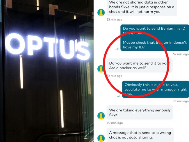 A Queensland Optus customer couldn’t believe what she was reading from one the telco workers following last month’s the data breach.