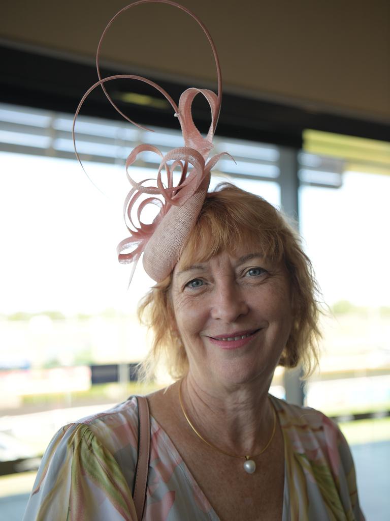 Margaret Seccafien at Darwin Turf Club for the Melbourne Cup. Picture: (A)manda Parkinson