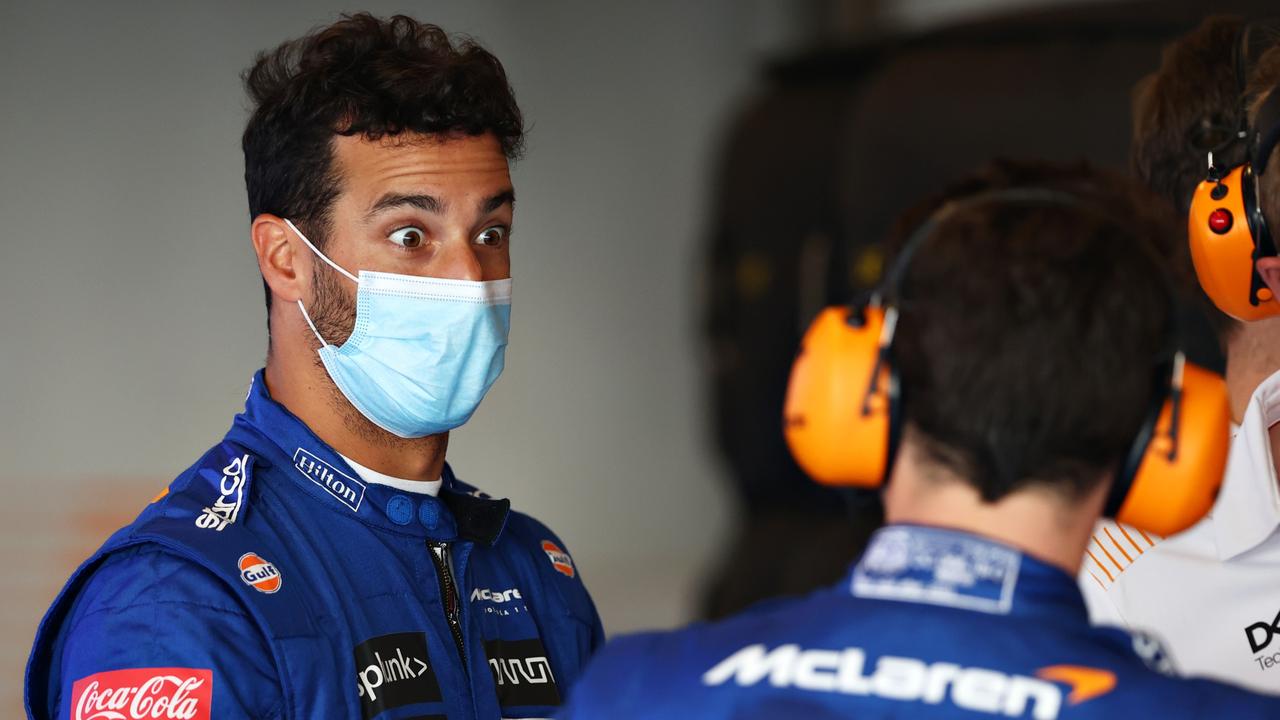 Daniel Ricciardo is hoping to recover in time for the first race of the year. (Photo by Clive Rose/Getty Images)