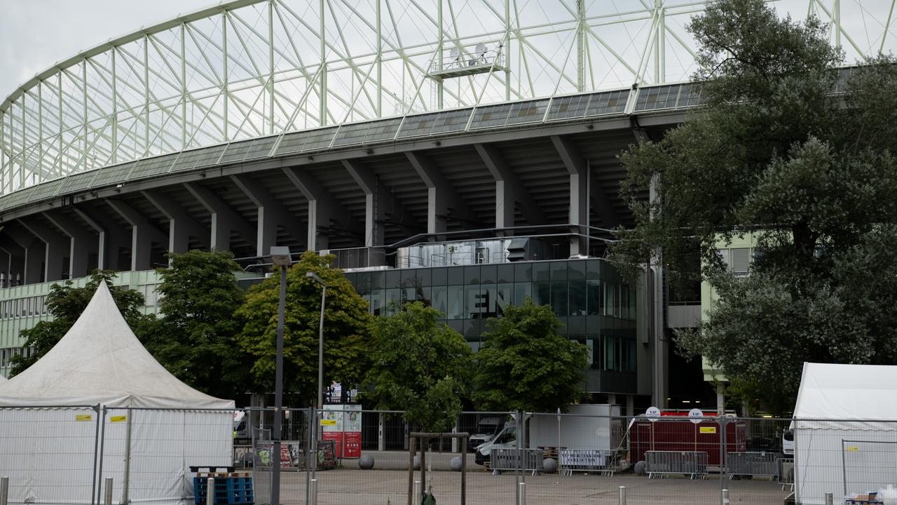 Ernst-Happel-Stadion in Vienna, Austria, where an attack allegedly was due to take place. (Photo by Thomas Kronsteiner/Getty Images)