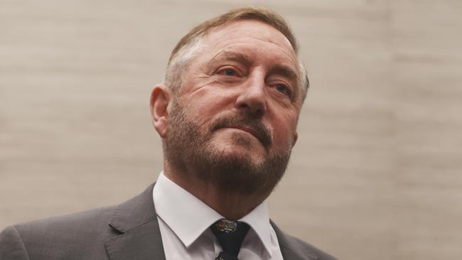 Andrew Jenner, the sole remaining state member of the Jacqui Lambie Network in his office at parliament. Picture: Nikki Davis-Jones