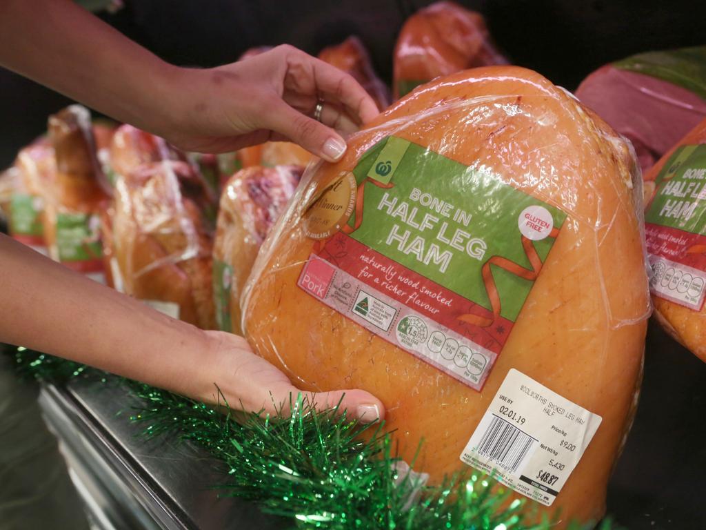 More than 51,000kg of Woolies half leg ham is predicted to be purchased by Tasmanians, while 172,900kg is believed to be bought by Western Australians.