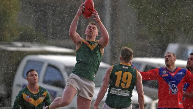 Tim Ellis in action for Old Eltham Collegians. Picture: Andy Brownbill