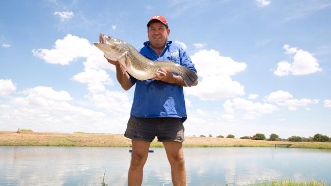 25/01/2016. Noel Penfold of Murray Darling Fisheries commenting on how the NBN rollout has benefitted his business and it's dealing with overseas customers. PIC: Kiley Blatch for The Australian.