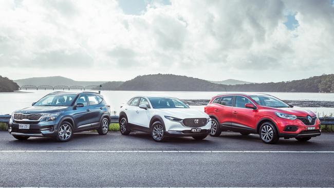 All three are solid performers but the Kia’s affordable price an dlong warranty set it apart. Photos by Thomas Wielecki.