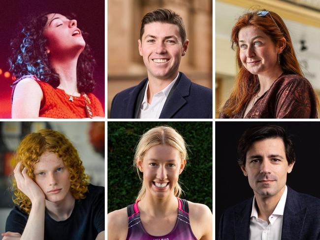 Six South Australians to watch in 2025. Pictures: File, supplied