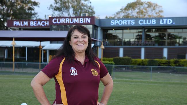 Palm Beach Currumbin Football club president Anne Cornish. Picture Glenn Hampson