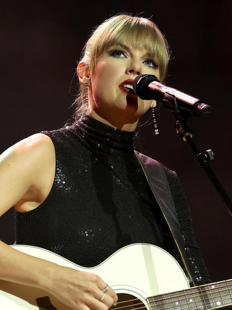 The frog album nearly beat out Taylor Swift’s most recent release ‘Midnights’. (Photo by Terry Wyatt/Getty Images)