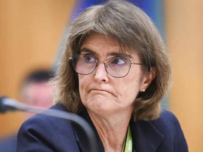 CANBERRA, AUSTRALIA  - NewsWire Photos - November 7, 2024: Reserve Bank of Australia governor, Michele Bullock  appears at the Supplementary Budget Estimates 2024Ã¢â¬â25 , Economics Legislation Committee at Parliament House in Canberra. Picture: NewsWire / Martin Ollman