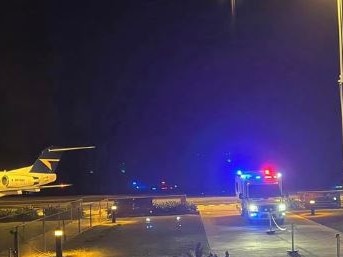 Plane fire posted by passenger Ken Nobby Norbury