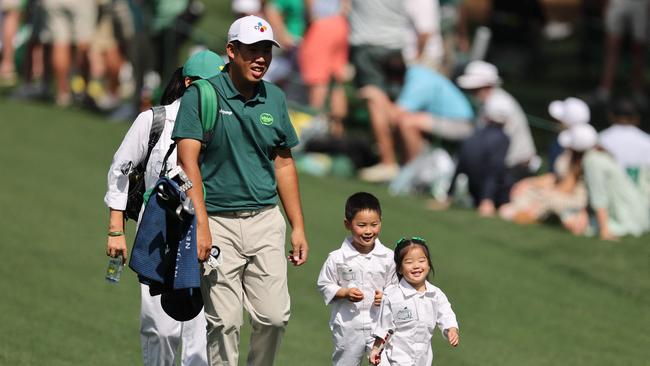 While Byeong hasn’t won as many titles on the PGA Tour as some of his peers, his calm demeanour on the course has made him a respected player. Jamie played collegiate golf at Korea University. Picture: AFP