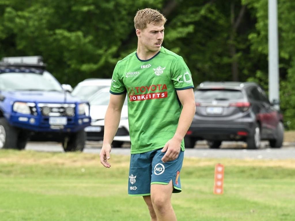 Ethan Sanders is among the Canberra recruits for 2025. Picture: Raiders