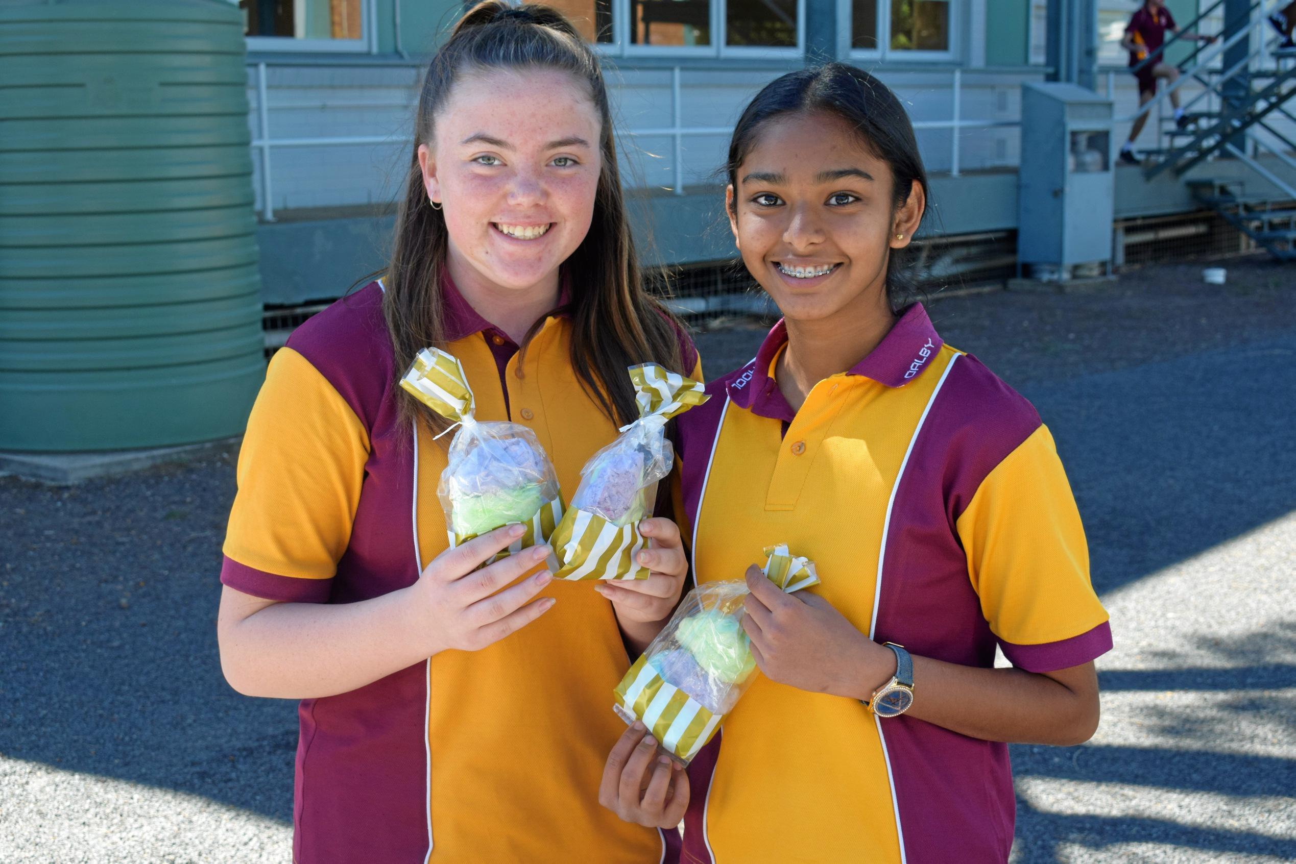 Mackenzee Hale and Vishaka Vaishali. Picture: Emily Bradfield