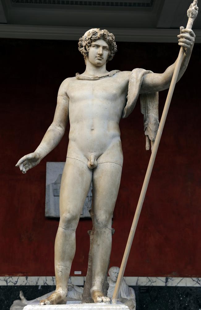 A statue of Antinous as the god, Dionysus. Picture: Prisma/Universal Images Group via Getty Images