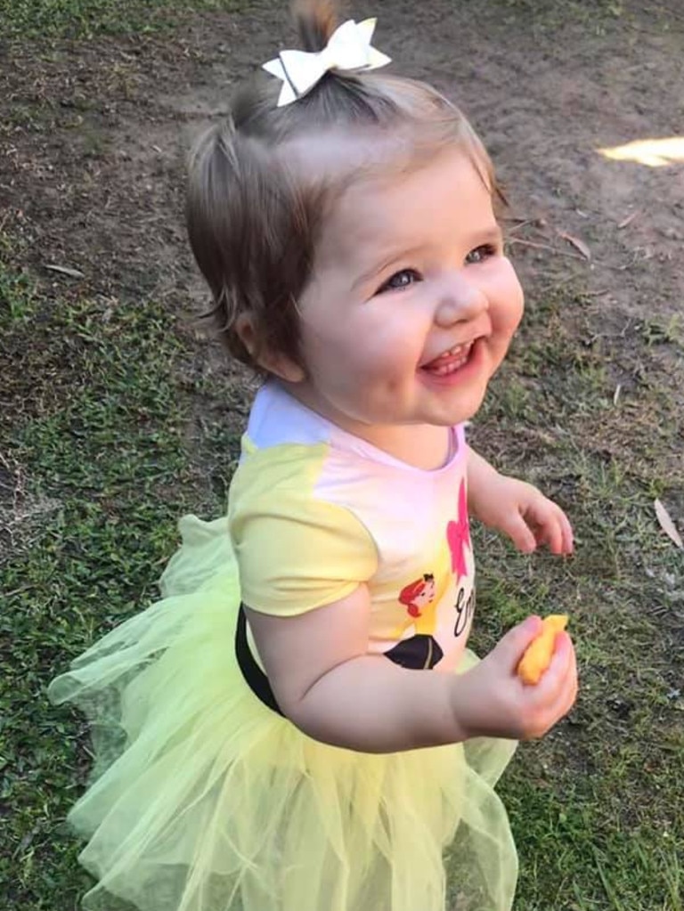 This is my little babe Harper. She has the cheekiest smile with her dimples. She is 13 months old and everyday gives me something new to smile about! QLD's Cutest Babies. Picture: Stephanie Burgoyne