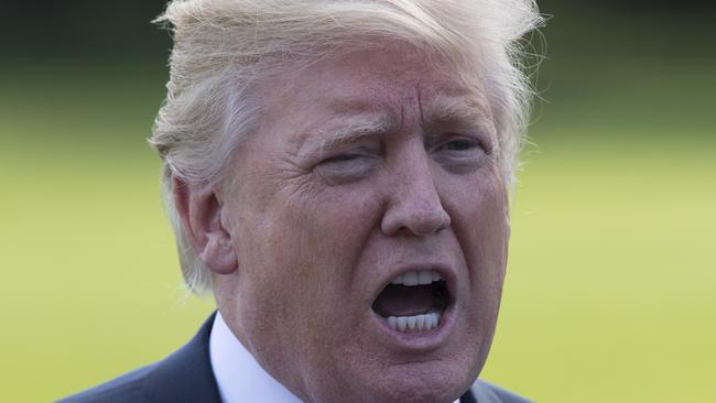 President Donald Trump says negotiating with North Korea is a waste of time. Picture: AP Photo/Carolyn Kaster