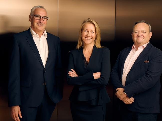 Ari Mervis, Olivia Wirth and John King from Myer