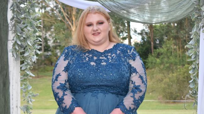 Meagan Bury at the Gympie State High School Formal 2022.