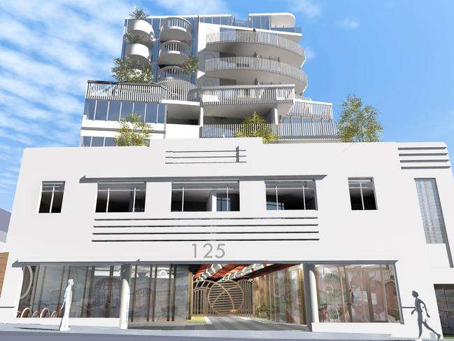 An artists impression of the new 10-storey, 33 unit apartment block in Bathurst St approved by Council earlier this month. Picture: SUPPLIED