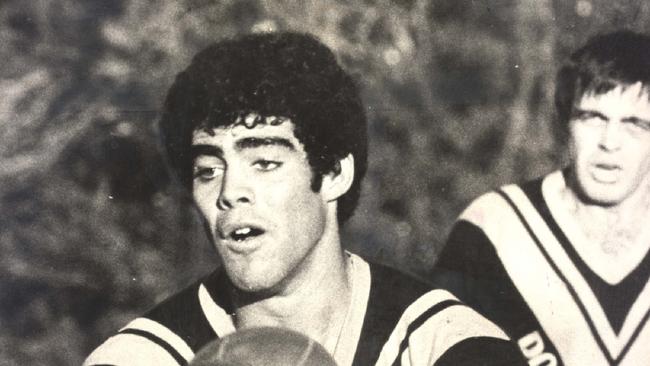 Mal Meninga as a teenager with Souths in 1979. He played a huge role in the Magpies getting past Easts to reach the 1979 decider against Valleys.