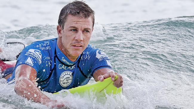 Irish surfer Glenn Hall received death threats from Brazilian fans after beating world champion Gabriel Medina. Pic by Luke Marsden.