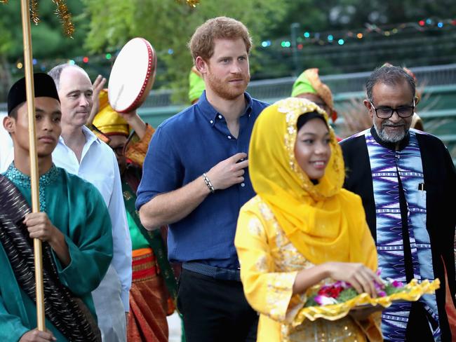 He is in town to promote the Invictus Games. Picture: Chris Jackson/Getty Images