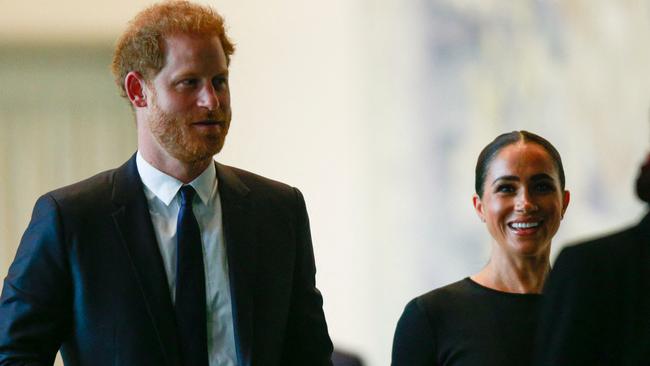 Prince Harry and Meghan Markle may snub the Queen’s invite to Balmoral. Picture: AFP