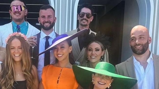 The Block 2024 cast at the Melbourne Cup. (including Kylie and Brad). Picture: Instagram