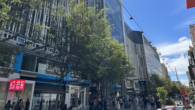 There are mixed opinions about the new-look Myer Centre Picture: Eva Blandis