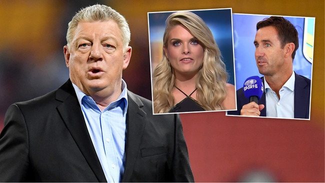 Phil Gould, Erin Molan and Andrew Johns