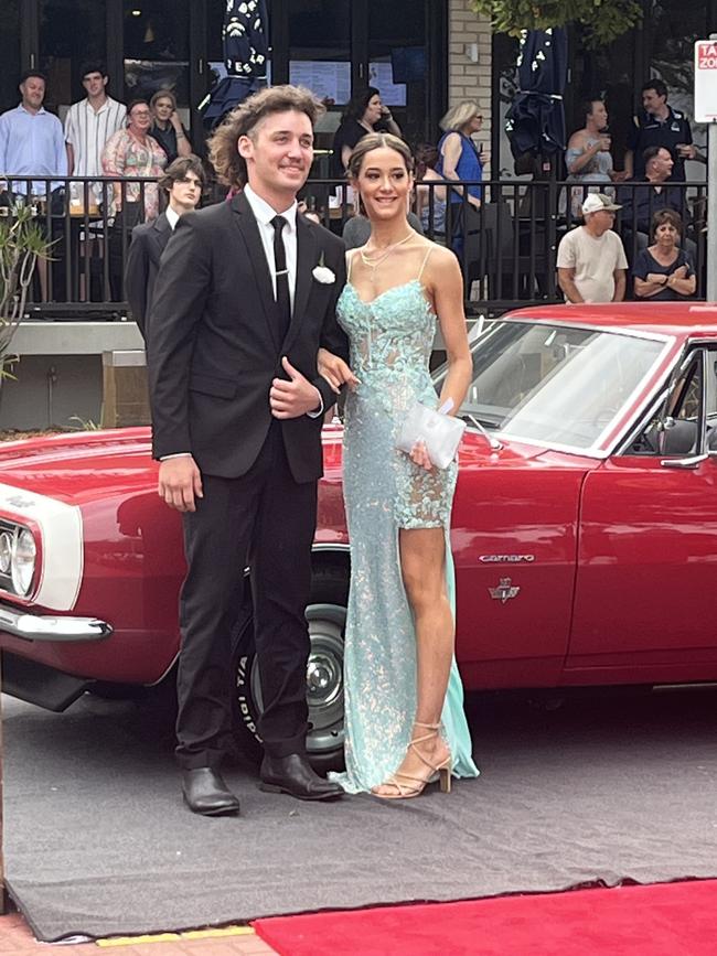 The students arrive at Urangan State High School's formal.