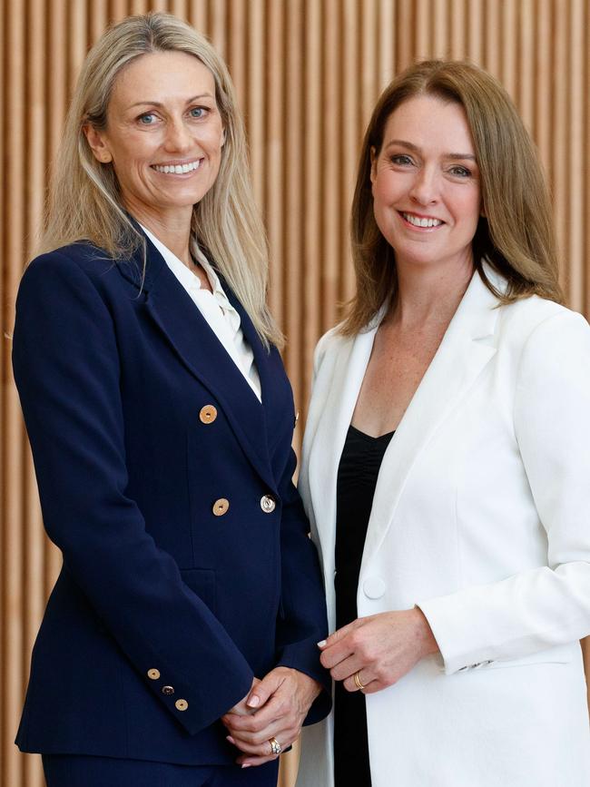 Liberal Candidates for Coogee and Vaucluse, Dr Kylie von Muenster and Kellie Sloane. Picture: NCA NewsWire / David Swift