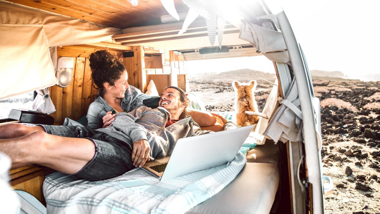 Being on the road while working is appealing to many people. Picture: iStock