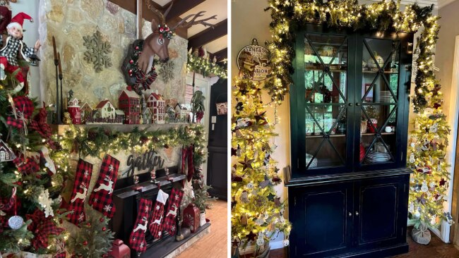 The mum likes to follow tradition when it comes to Christmas decorations. Image: Supplied