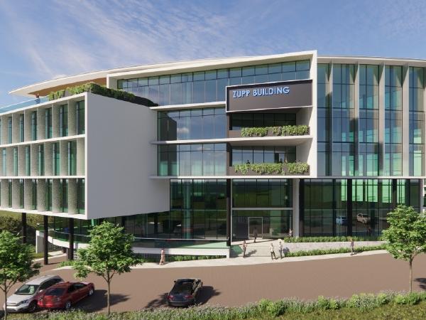 Artist impression of a proposed office building at the Zupp complex at Ormeau. Picture: Supplied