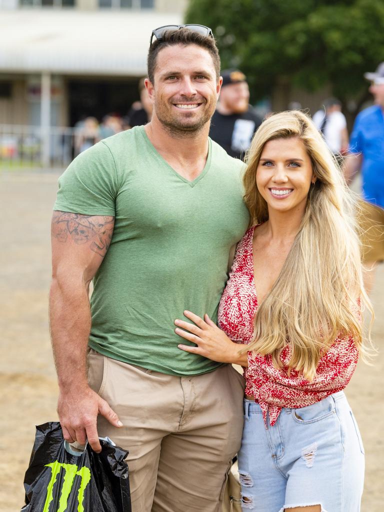 Wade Cull and Jenna Noy at Meatstock at Toowoomba Showgrounds, Saturday, April 9, 2022. Picture: Kevin Farmer