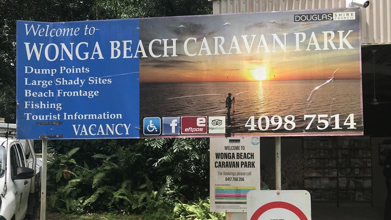 Showers at the Wonga Beach Caravan Park were offered to residents. Picture: Douglas Shire Council