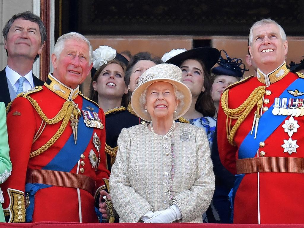 The Queen acted on the advice of one son to step down the other. Picture: AFP