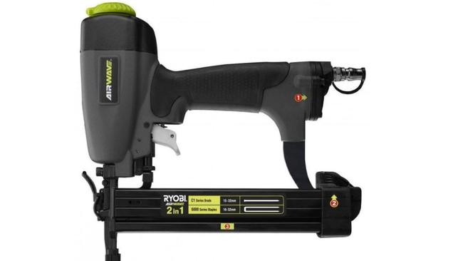 The Ryobi nailer/ stapler has been recalled from Bunnings stores. Picture: Supplied