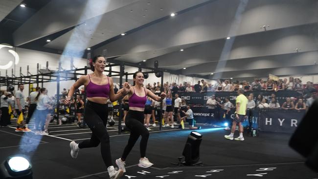 10000 athletes put their fitness to the test in a massive Hyrox competition this weekend (14-15 Dec) at Melbourne Exhibition and Convention Centre. Picture Valeriu Campan