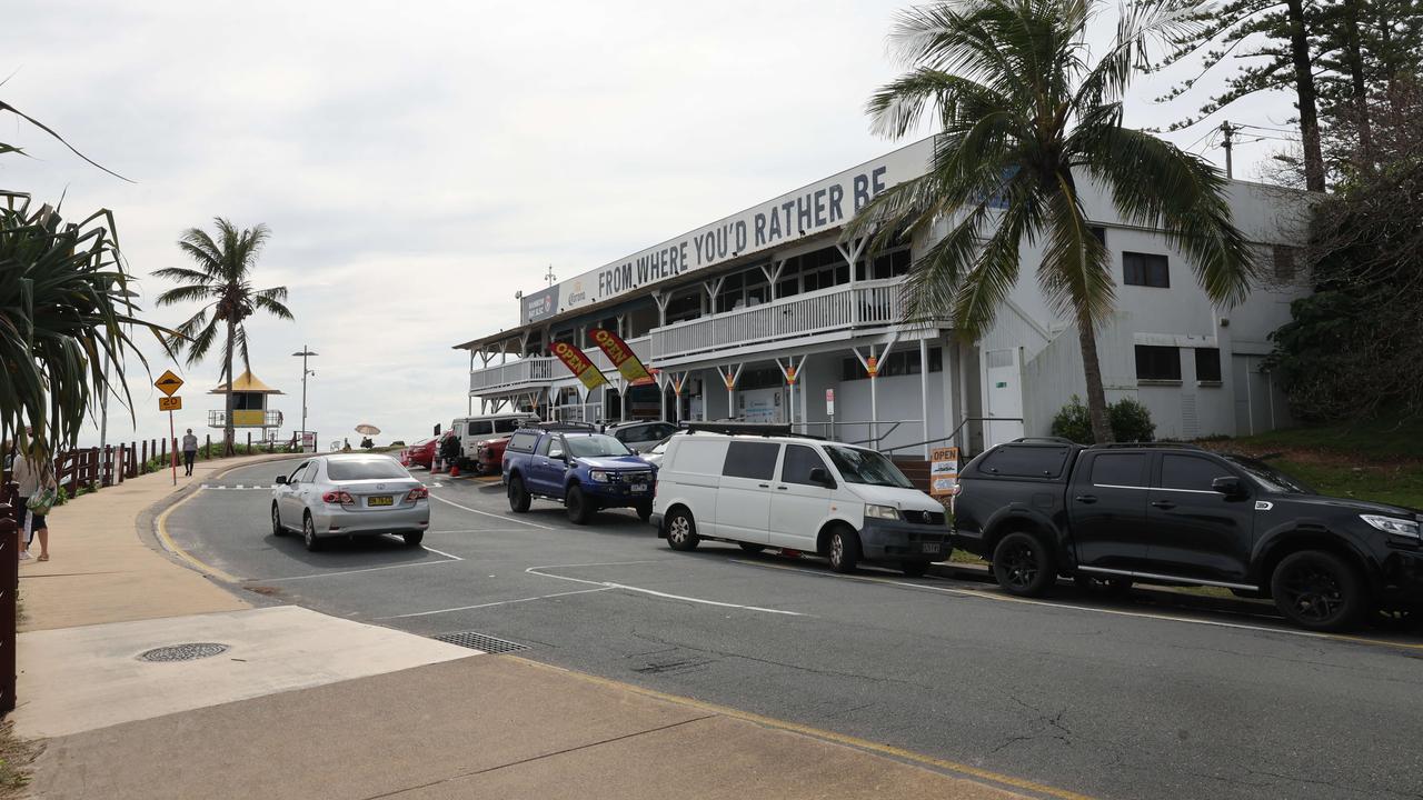 Some of the new plans include removing the roadway and parking at Snapper Rocks and making it a pedestrian walkway and park, and demolishing and rebuilding the old Rainbow Bay SLSC building. Picture Glenn Hampson