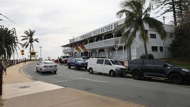 Some of the new plans include removing the roadway and parking at Snapper Rocks and making it a pedestrian walkway and park, and demolishing and rebuilding the old Rainbow Bay SLSC building. Picture Glenn Hampson
