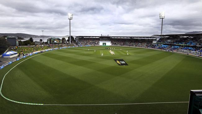 Australia South Africa cricket Test, picture from media centre looking south. Picture: KIM EISZELE