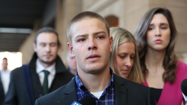 Reece Watherston was acquitted on the basis of neither side being able to prove or disprove the motive behind the punch that ultimately killed Jack Hanley. Picture: Tait Schmaal/News Corp