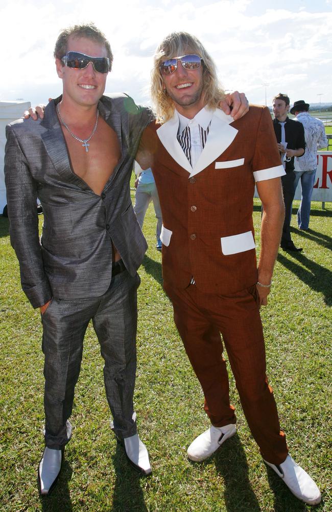 Brothers Zane and Corey Jones in 2009. Picture: Brett Wortman